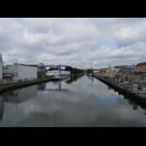 Der Hafen Osnabrück, am Ende des Stichkanals Osnabrück